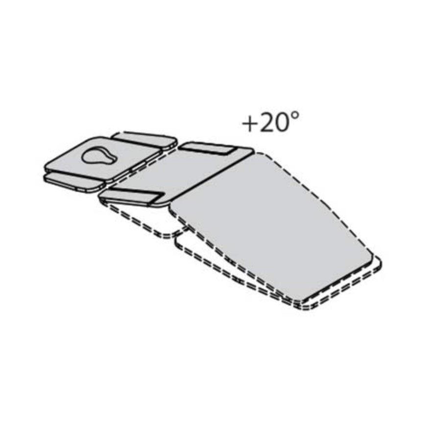 Lettino elettrico ad altezza variabile GIOVE 7 - Larghezza cm 65