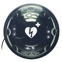 Teca per defibrillatore Rotaid Solid Plus Heat da esterno con termoregolatore e allarme - Verde