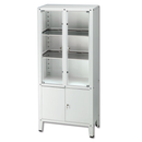 Armadio vetrina per medicinali a 4 ante VALUE