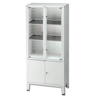 Armadio vetrina per medicinali a 4 ante VALUE