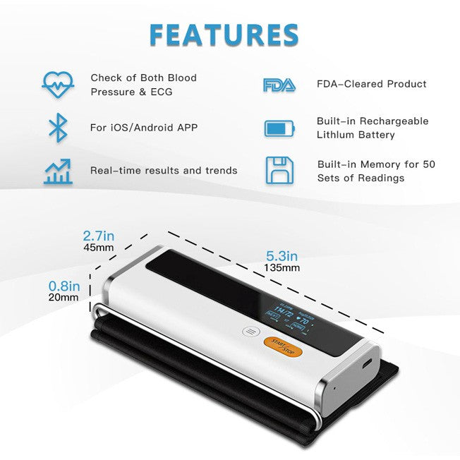 Monitor misuratore di pressione ARMFIT+ con ECG