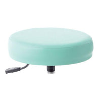 Sgabello con sedile imbottito - base in plastica elevabile a gas