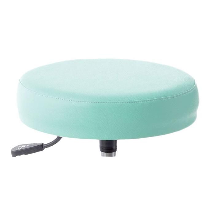 Sgabello con sedile imbottito - base in plastica elevabile a gas