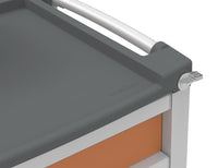 Carrello Emergenza Compact Kart - 4 Cassetti - Arancione