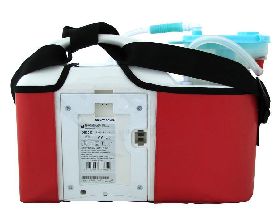 Aspiratore da emergenza OB2012 FM a batteria/12V (BSU100) - Sacca monouso da 1 lt