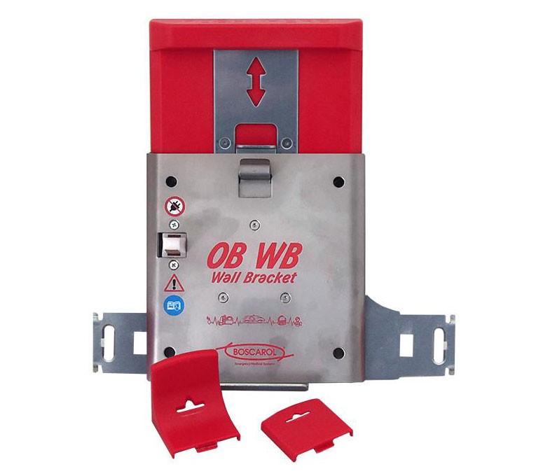 Aspiratore da emergenza OB2012 FM a batteria/12V (BSU104) - Staffa ambulanza - Sacca monouso da 1 lt