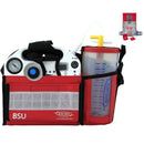 Aspiratore da emergenza OB1000 FA a batteria/12V - Staffa ambulanza - vaso autoclavabile da 1 lt