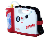 Aspiratore da emergenza OB3000 FA a batteria/11V - Flacone autoclavabile da 1 lt
