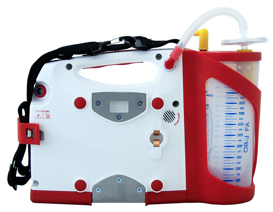 Aspiratore da emergenza OB3000 FA a batteria/11V - Flacone autoclavabile da 1 lt