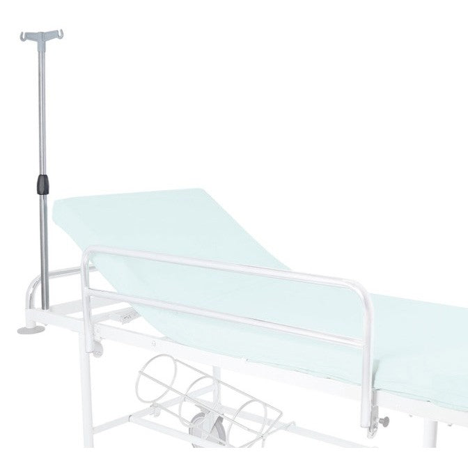 Asta flebo in alluminio – 2 ganci in plastica BCA115 per BC100