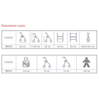 Deambulatore Rollator Atlante Mini RP513