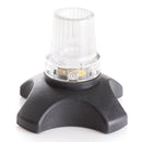 Puntale per bastoni in gomma AU304 - Base larga - Luce led