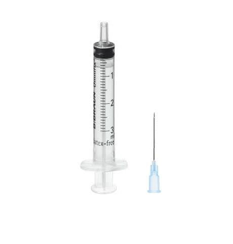 Siringa B.Braun Omnifix DUO 3 ml Luer Centrale - Ago 23Gx30mm (conf. 100 pz.)