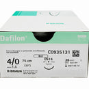 Dafilon suture non assorbibili in nylon, ago 3/8 24mm, USP 2/0 - filo blu 45cm (conf. 36 pz.)