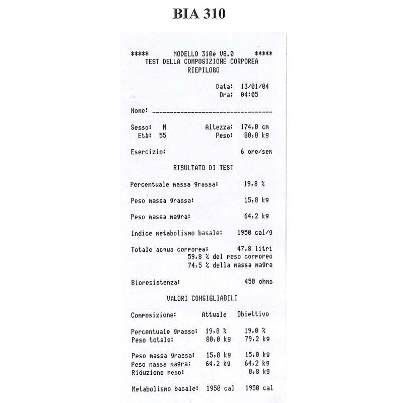 Bioimpedenziometro BIA 310E