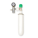 Bombola Ossigeno vuota con riduttore UNI - 0,5 litri