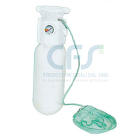 Bombola Ossigeno vuota con riduttore UNI - 2 litri