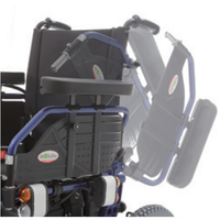 Bracciolo destro ribaltabile ed estraibile CMR907D per carrozzina ARDEA Escape CM900/L