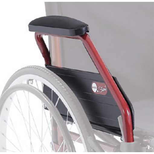 Bracciolo completo CPR400R per carrozzina ARDEA Start (coppia)