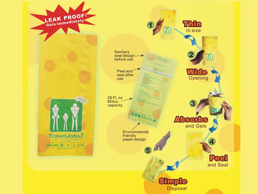 Sacca per vomito TravelJhon - 800 cc (Conf. 5 pz)