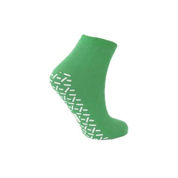 Calzini antiscivolo MEDLINE Verde - Taglia M (48 pz.)