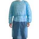 Camice monouso in TNT Azzurro CRIE400 18 g/m2- non sterile