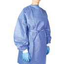 Camice monouso impermeabile in SMS Azzurro NW GOWNSMS 35 g/m2 - non sterile