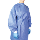 Camice monouso impermeabile in SMS Azzurro NW GOWNSMSSTE 35 g/m2 - sterile