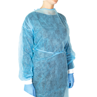 Camice monouso in TNT Azzurro NW GOWNBLU 17 g/m2 - non sterile