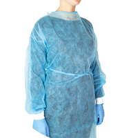 Camice monouso in TNT Azzurro NW GOWNBLUSTE 22 g/m2 - sterile