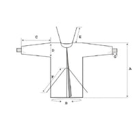 Camice monouso in TNT Azzurro SB40 g/m2  - non sterile