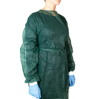 Camice monouso in TNT Verde NW GOWNSTE 22 g/m2 - sterile