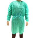 Camice monouso in TNT Verde HF30 g/m2 - non sterile