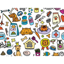 Cappellino chirurgico fantasia Animaletti sorridenti - M