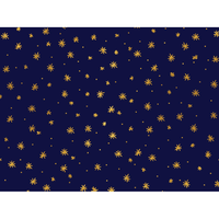 Cappellino chirurgico fantasia Blu notte con stelle - M