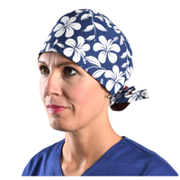 Cappellino chirurgico fantasia Hawaii - M