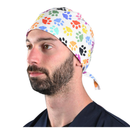 Cappellino chirurgico fantasia Impronte
