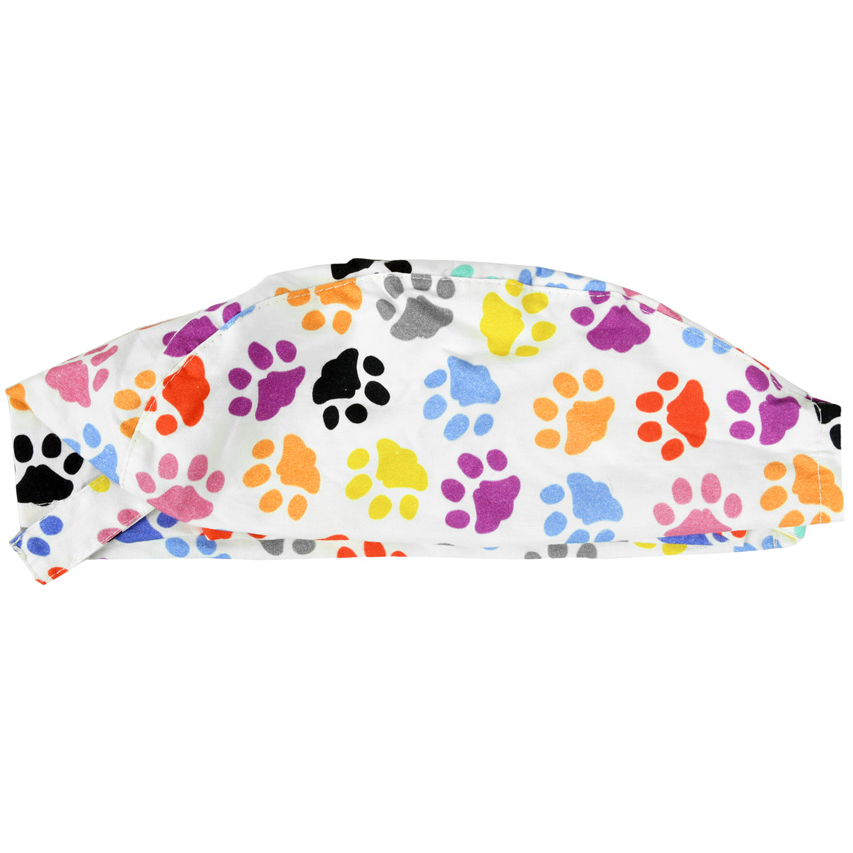 Cappellino chirurgico fantasia Impronte