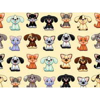 Cappellino chirurgico fantasia Pets - M