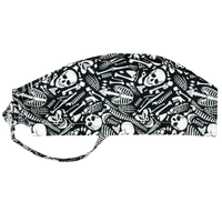 Cappellino chirurgico fantasia Scheletro - M