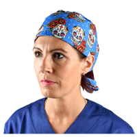 Cappellino chirurgico fantasia Teschi - M