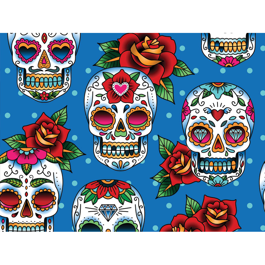 Cappellino chirurgico fantasia Teschi - M