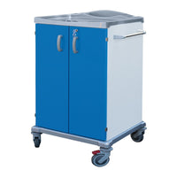 Carrello biancheria pulita 2 ante K616143V in acciaio