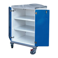 Carrello biancheria pulita 2 ante K616143V in acciaio