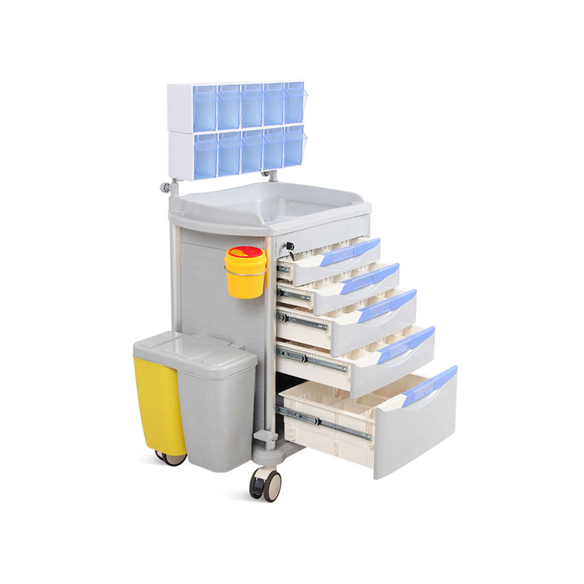 Carrello Anestesia GIMA NEO PLUS - 5 cassetti