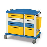 Carrello Basic KARREL K816301 - Large con 4 cassettoni e 4 cassetti