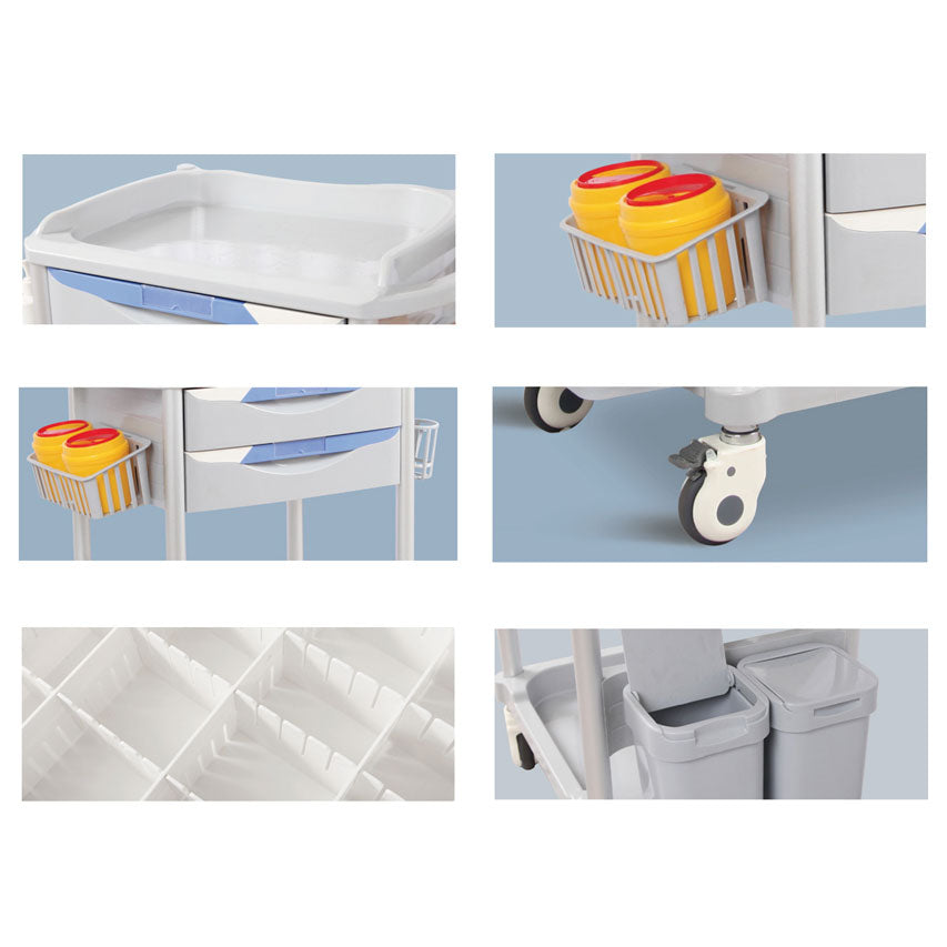 Carrello Trattamento GIMA NEO PLUS - 2 cassetti