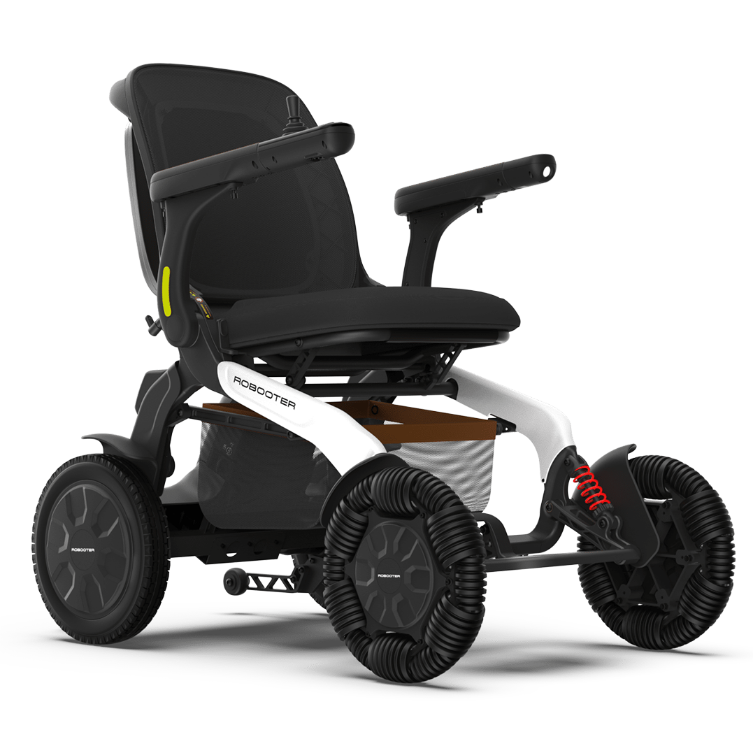 Carrozzina elettrica pieghevole per l’off-road ROBOOTER E60 Pro-A - Con zaino integrato
