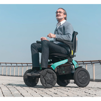 Carrozzina elettrica pieghevole per l’off-road ROBOOTER E60 Pro-A - Con zaino integrato