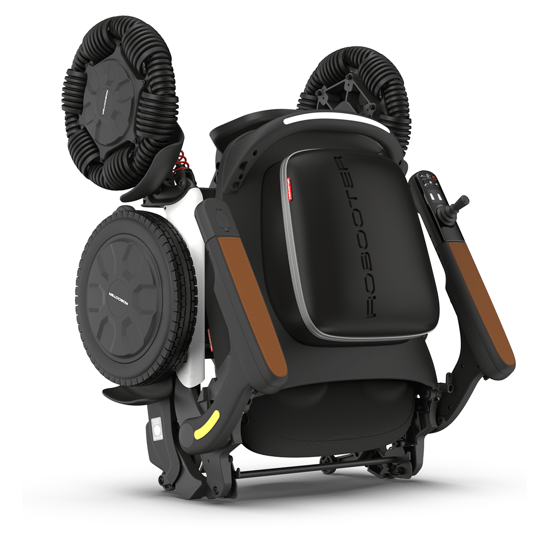 Carrozzina elettrica pieghevole per l’off-road ROBOOTER E60 Pro-A - Con zaino integrato